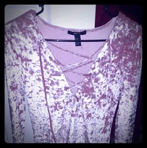 Pink Velvet Dress..